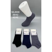 Patik Likralı Erkek 6 Adet çorap ML-0008