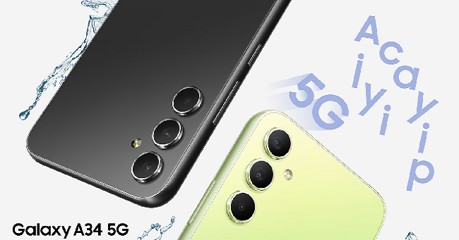 İşte Samsung Galaxy A34'ün bazı özellikleri
