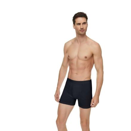 Erkek Elastan Boxer 6 Adet Siyah Elit 1251 Model