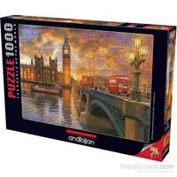 Anatolian Puzzle Londra da  Günbatımı 1000 Parça Puzzle