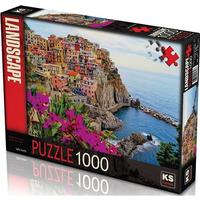Ks Games 1000 Parça Puzzle Village of Manarola Cinque